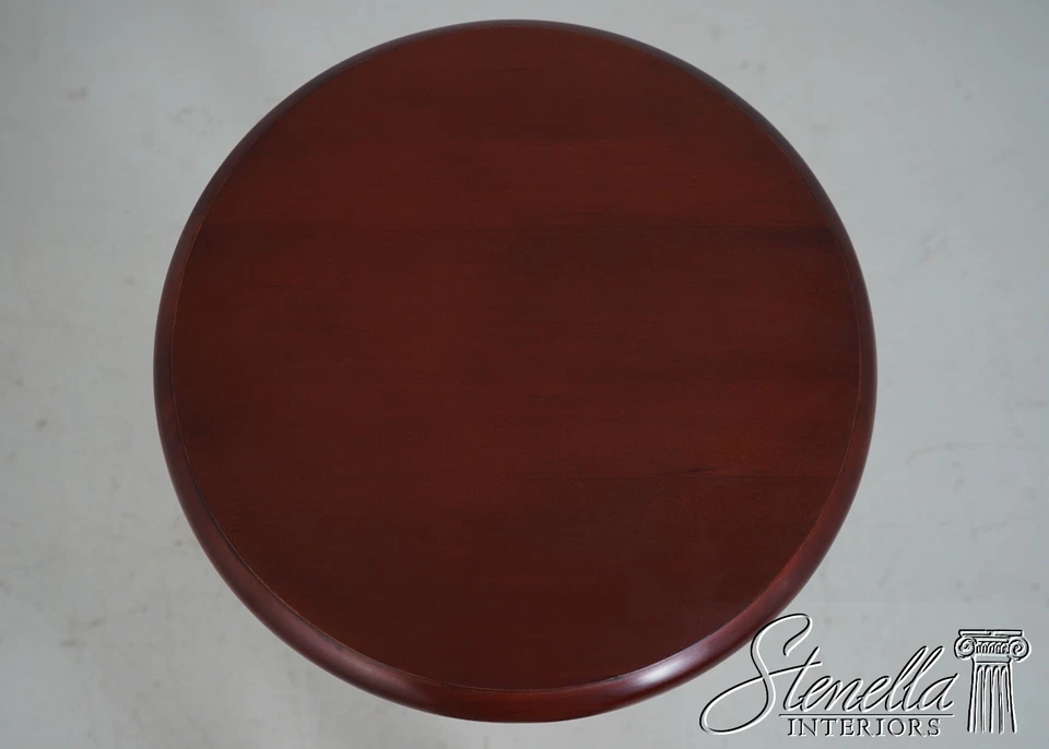 68835: Soporte pedestal de cereza base tallada en piña Foto 3 de 4