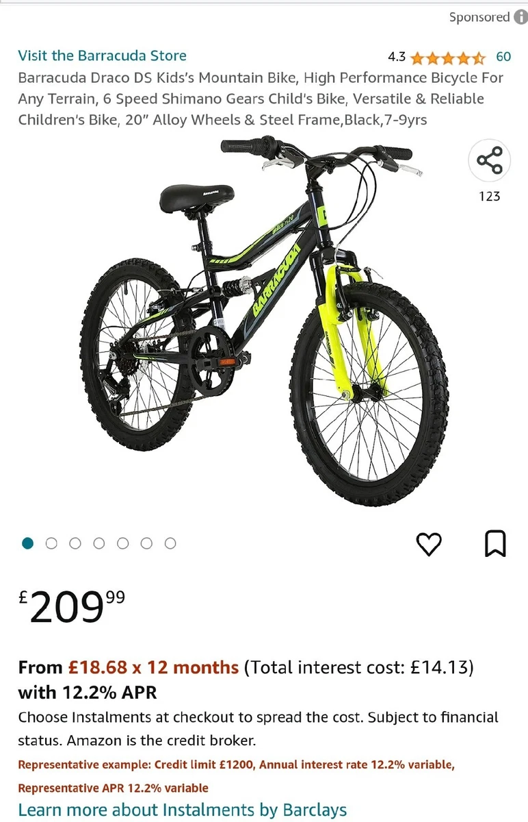 Barracuda hotsell kids bike