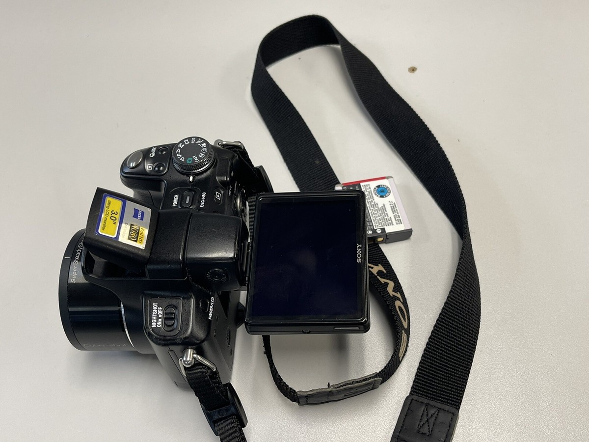Sony Cyber-Shot DSC-H50 9.1MP Digital Camera - Black