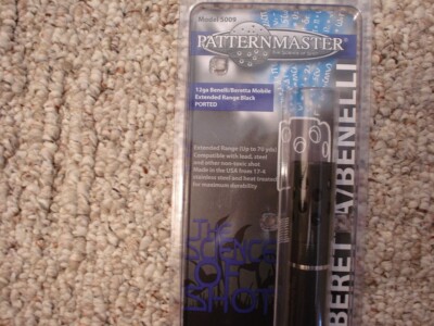 PATTERNMASTER CHOKE 12 GA EXTENDED RANGE FITS BENELLI MOBILE CHOKES  FREE SHIP