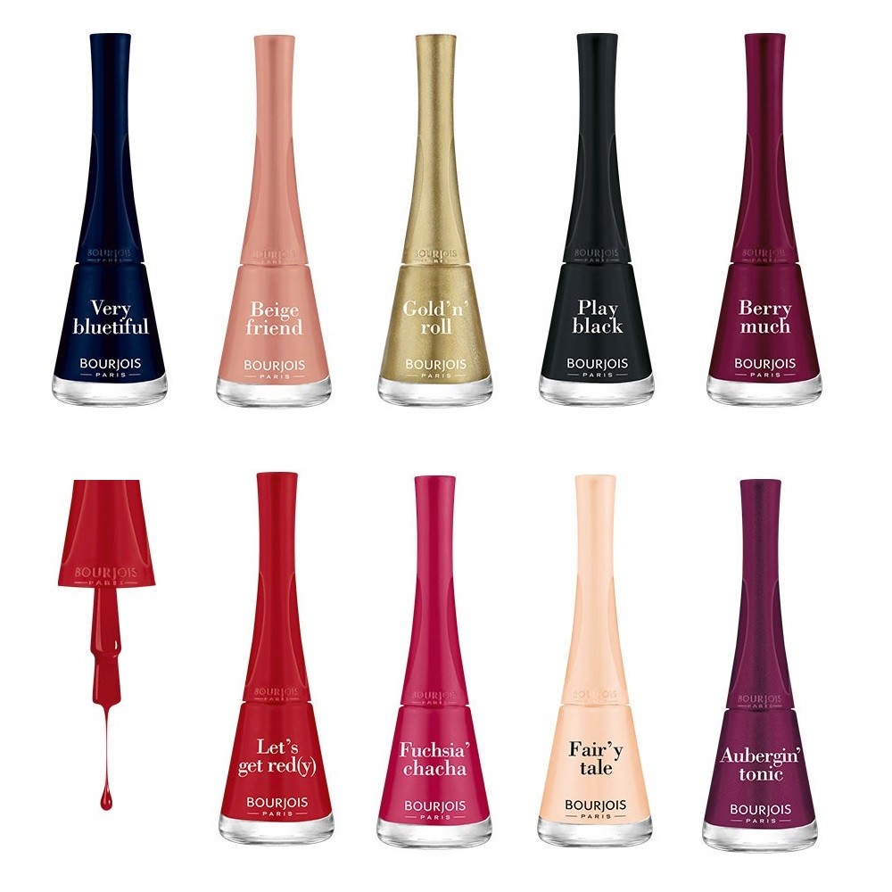 S0542303 22292 Vernis à Ongles 1 Seconde Bourjois Couleur 006 Play Black 9 Ml