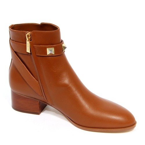 H2552 tronchetto donna MICHAEL KORS BRITTON woman ankle boots brown - Picture 2 of 4