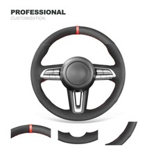 Custom Suede Car Steering Wheel Cover For Mazda CX-30 CX30 2019-2020 / Mazda 3 