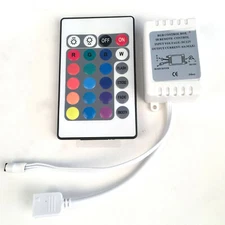 24/44 Key IR Remote Controller Box AC/DC 12V Fr LED RGB 5050/3528 Light Strip BL