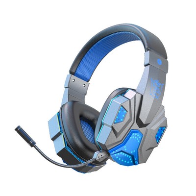 Gaming Headset Bluetooth Wireless Headphones With Mic RGB LED For PC Computer ~~