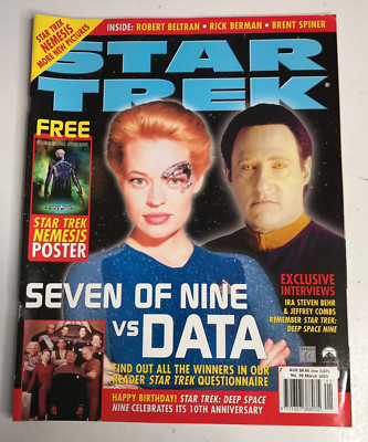 Star Trek Magazine Vol. 1 March 2003 No: 59 Poster Inside