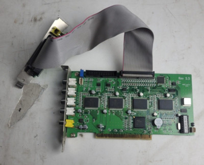 PLX Tech PCI6150-BA66BC G Video Audio PCI Card #2086