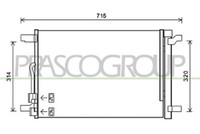 Prasco VG400C001 Kondensator, Klimaanlage FüR Audi Cupra Seat Skoda Vw