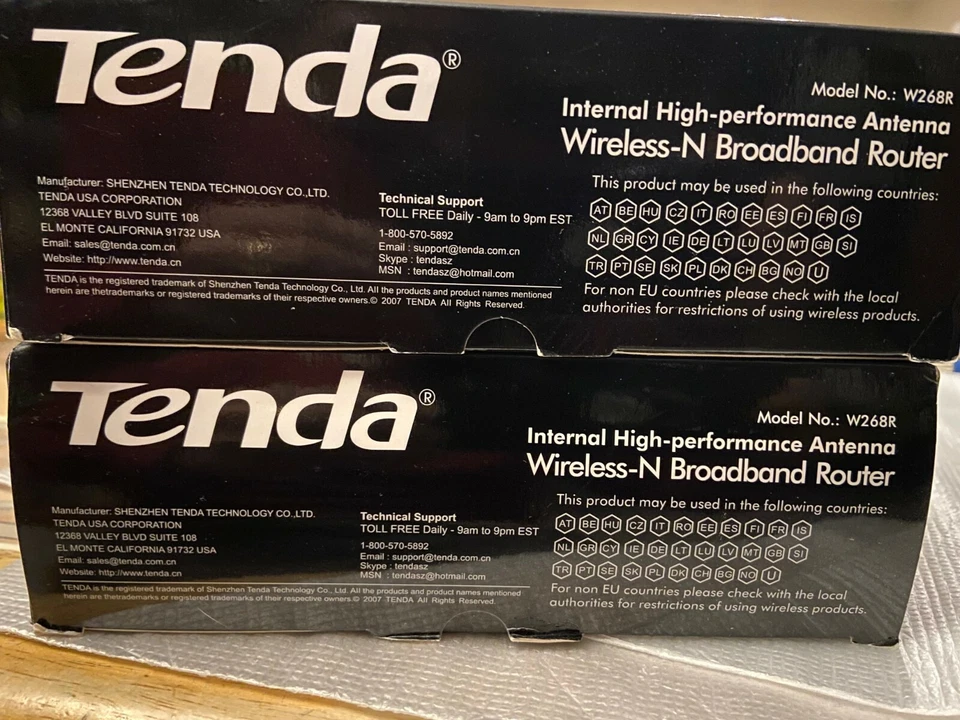 Tenda W268R 150 Mbps 4-Port 10/100 Wireless N Router NEW 2 RETAIL PACKS - Image 4 of 4