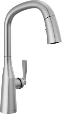 Delta Stryke Pull-Down Kitchen Lumicoat Arctic Stainless-Certified Refurbished