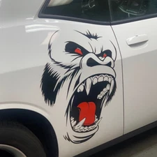 Car Sticker Gorilla Ape Totem Graphics Vinyl Side Door Fender Hood Body Decals