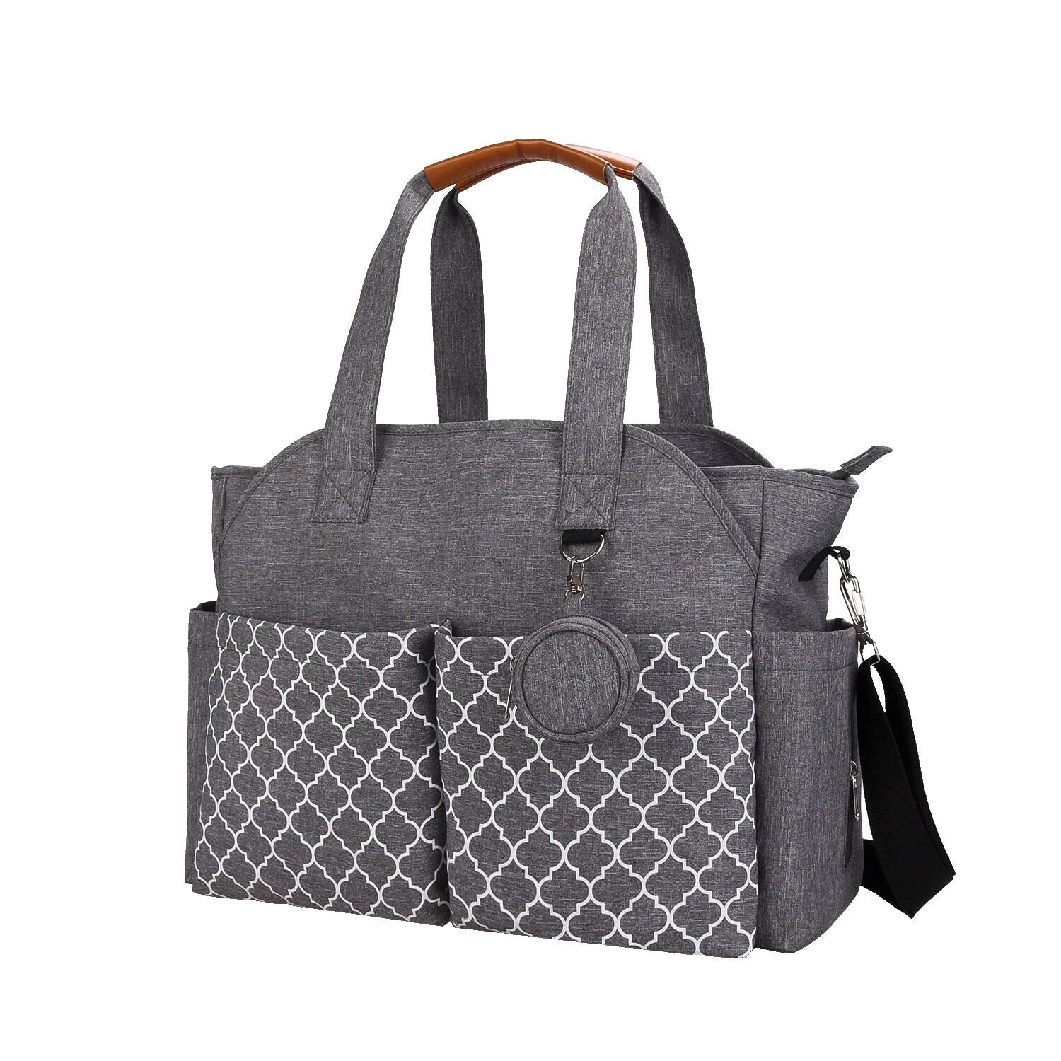 Polyester Checked Large Diaper Bags