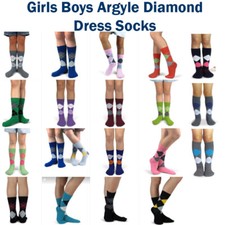 Spotlight Hosiery Elite Quality Ring Bearer/Junior Groomsmen Argyle Kids Socks