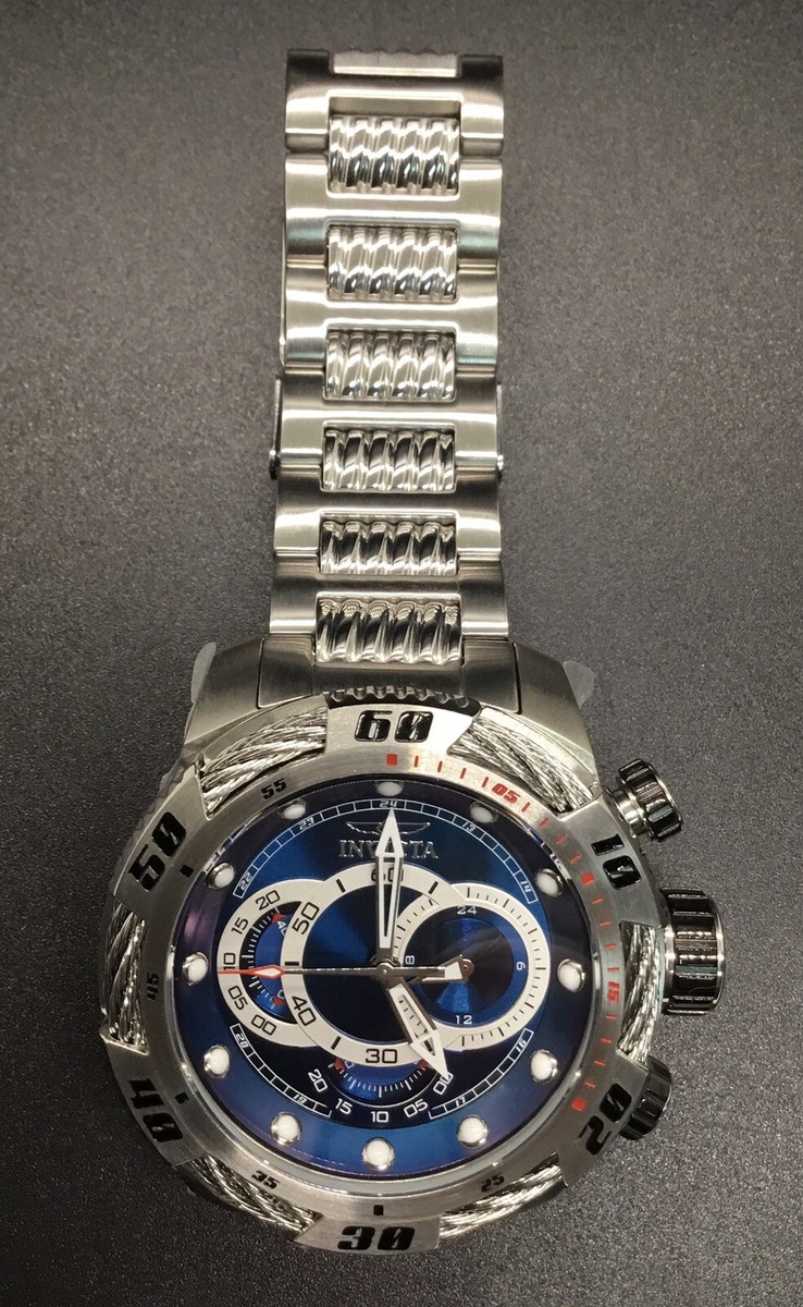 シルバー＆ライトブルー★上品 INVICTA Speedway 48913 INVICTA 腕時計 メンズ インビクタ Speedway 48913 送料無料