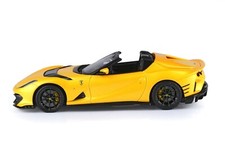 BBR 1:43 Ferrari 812 Competizione A Diecast Car Model Giallo Tristrato