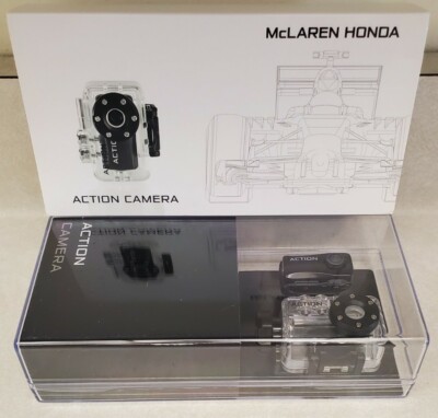 Veho Action Camera Camcorder Small 4cm Waterproof Case MicroSD NOS McLaren Honda