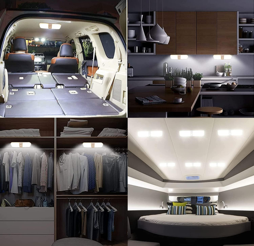 Plafoniera LED 12V per Camper E Auto, Luci Da Tetto Dimmerabili, 120 Leds, 3 Col - Foto 7 di 12