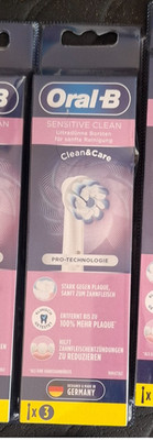Oral-B Sensitive Clean 3x ,  Aufsteckbürste Bürste Clean & Care OVP