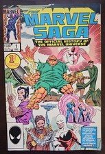 The Marvel Saga the Official History of the Marvel Universe #1 VF