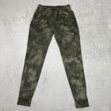 NOBULL Jogger Pants Womens XS Green Tie Dye Tapered Performance Training Gym