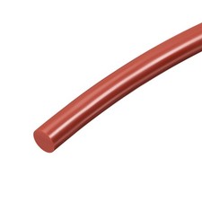 39" Long 9MM Dia High Temperature Resistant Silicone Sealing Strip Red 