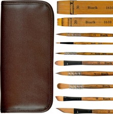 10PCS Variety Travel Biaelk Professional Artist Paint Watercolor Brushes Set ...