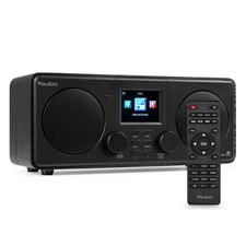 Audizio Foza DAB Internet Radio Speaker with Bluetooth, DAB+ and WiFi - Black