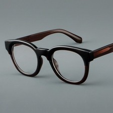 Full Rim Acetate Retro Oval Eyeglass frames Full Rim Glasses 50-25-145mm