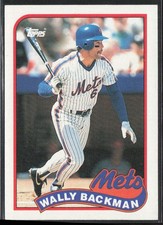 1989 Topps Wally Backman New York Mets #508