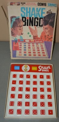 Vintage SHAKE BINGO board game - Shaper Co. - COMPLETE