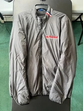 Red Bull Distribution Gray Bomber Light Zip Jacket Mens Medium