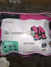 Fh Group Fb030115beige-combo Car Seat Covers- Pink And Black