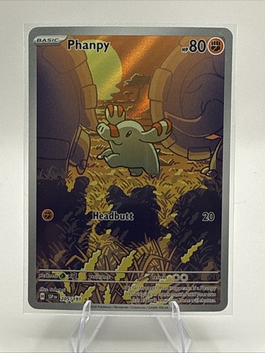 Pokémon TCG Phanpy Illustration Rare 205/191 Surging Sparks