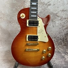 Orange Flame Maple Top Jimmy Page Electric Guitar Mahogany Body USA Shipment