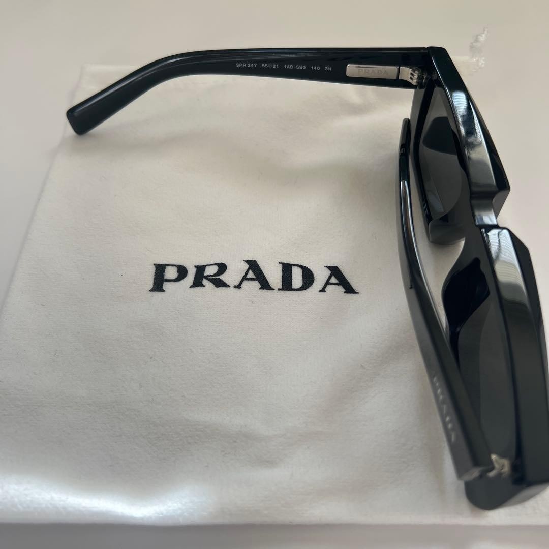 PRADA Sunglasses Black 2022 Used with Case & Certificate thumbnail 3