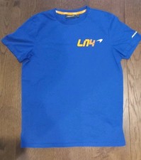 Lando Norris Mclaren LN4 Formula 1 Team Race T Shirt Men's Size Large