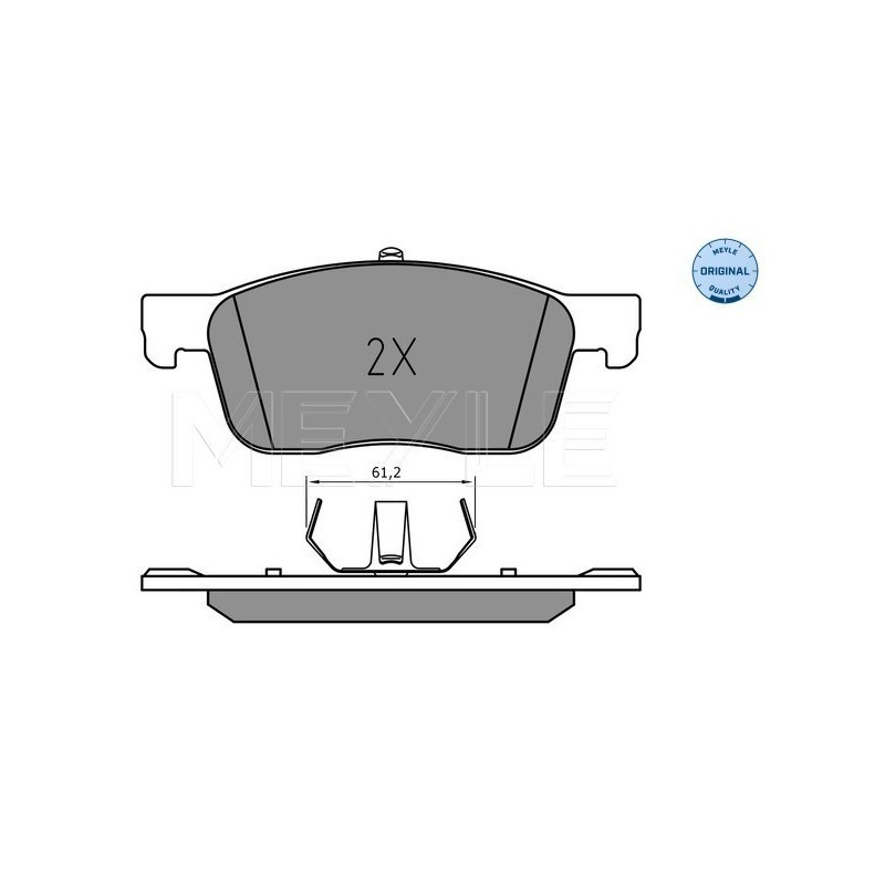 MEYLE 025 225 9417 Brake Pads Set Front for Vivaro Proace Verso JUMPY Expert Spa