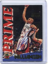 1995 Signature Rookies Prime - CORLISS WILLIAMSON - Autograph - ARKANSAS