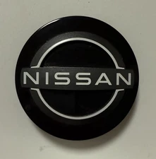 ONE Nissan Black & White OEM Center Cap 2-3/8" 60mm 40342-5VS1A