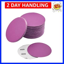 3 Inch 400 Grit Wet Dry Sandpaper, 50pcs Sanding Disc, Hook and Loop  Aluminu...