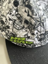 Junior No Fear Base Ball Cap Black and White In Great Condition