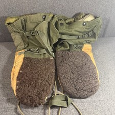 US Military Arctic Extreme Cold Weather Mitten Set Liner Medium Gloves Vintage