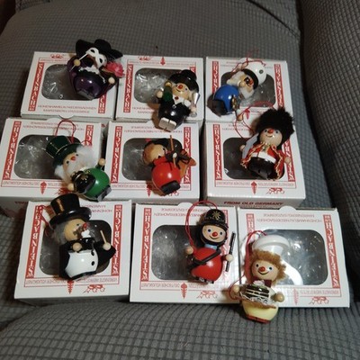 Lot Of 9 Steinbach Ornaments In Original Boxes - Sea Captain, Foreman, Horsemen 
