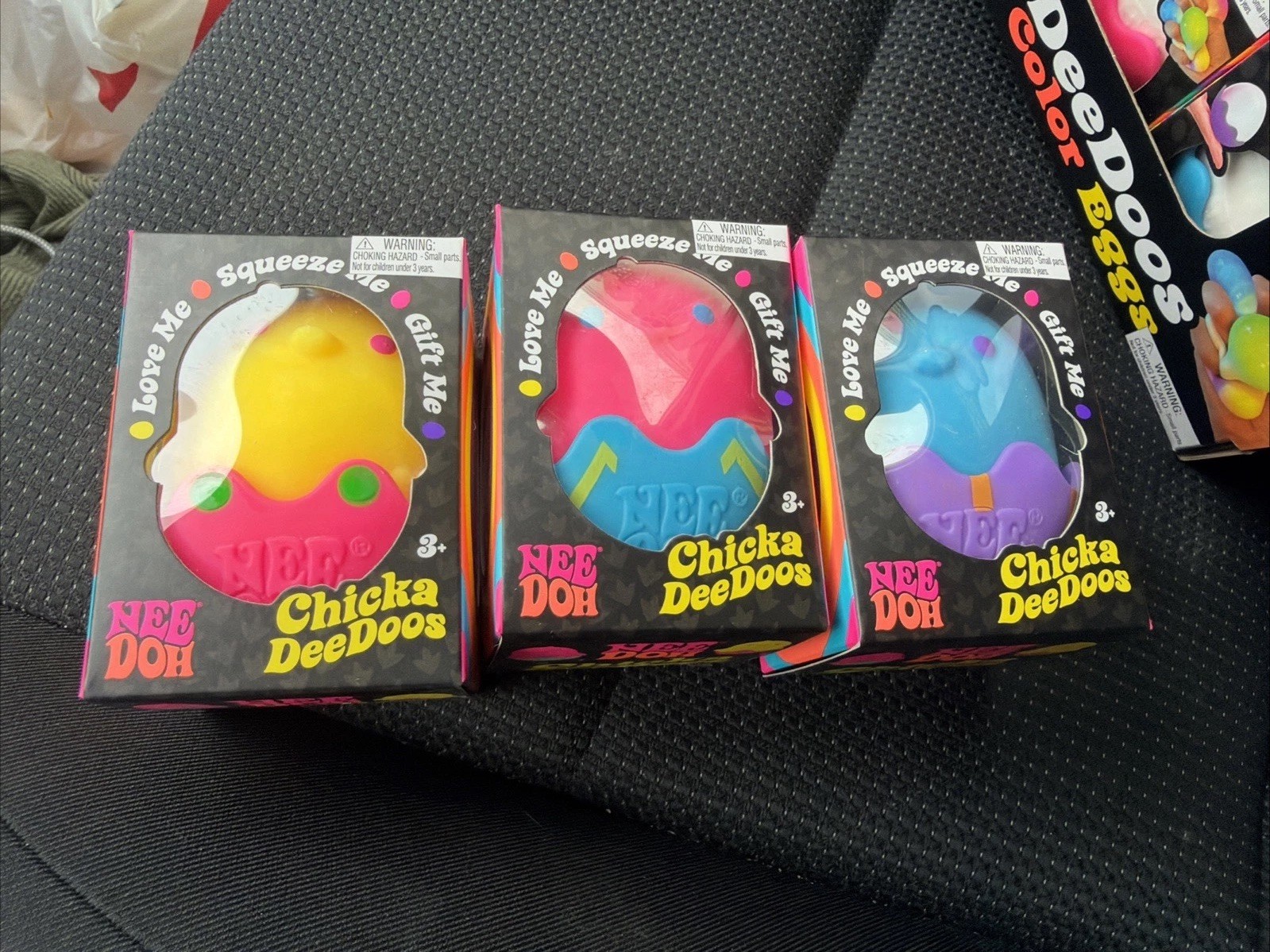 NeeDoh CHICKA DEEDOOS, Nee Doh Squishy Easter Gifts, Includes 1 Chick