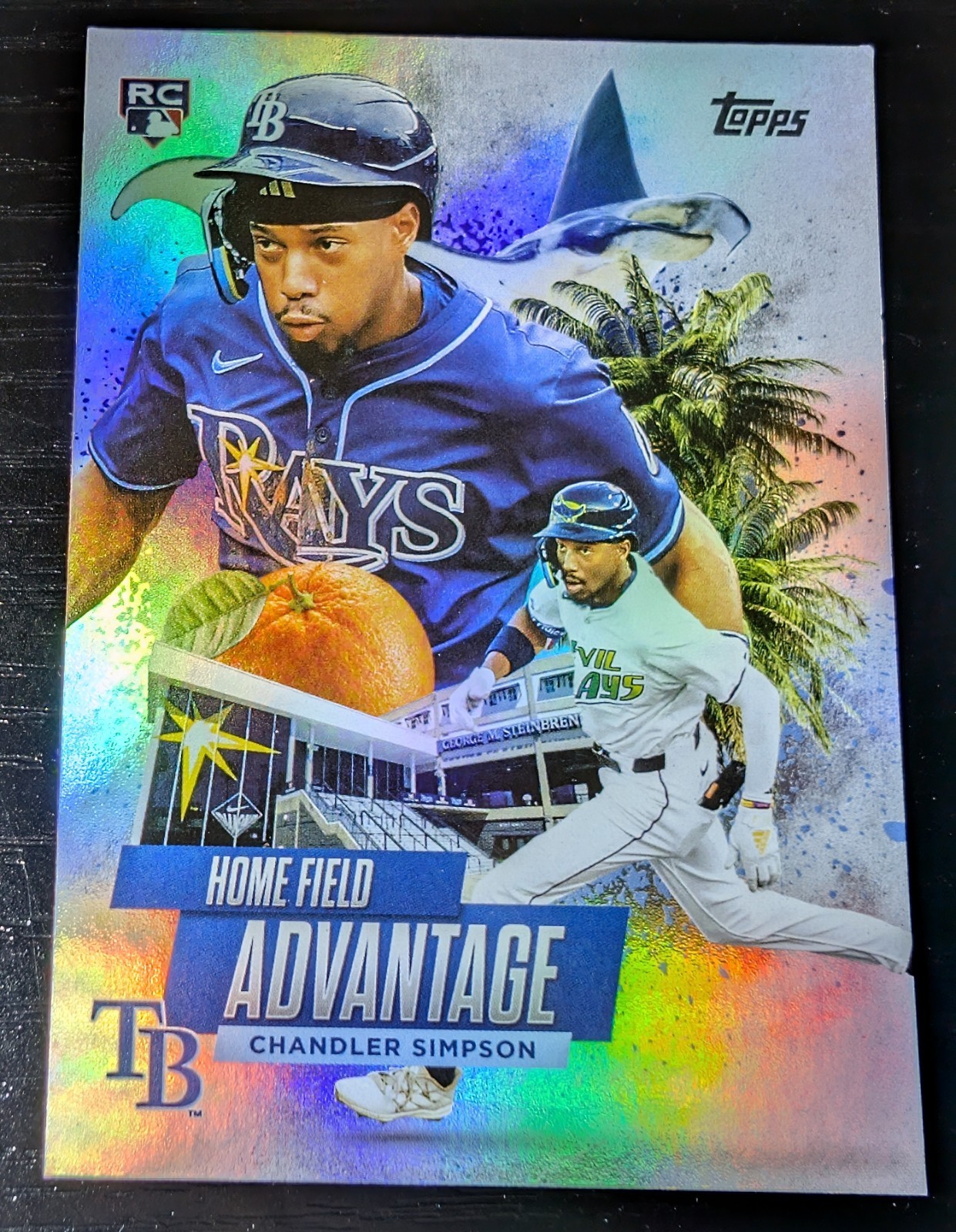 2025 Topps Chrome Update CHANDLER SIMPSON Home Field Advantage RC SSP -CASE HIT