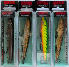4 - RAPALA Original Floating Minnow - Size 11...