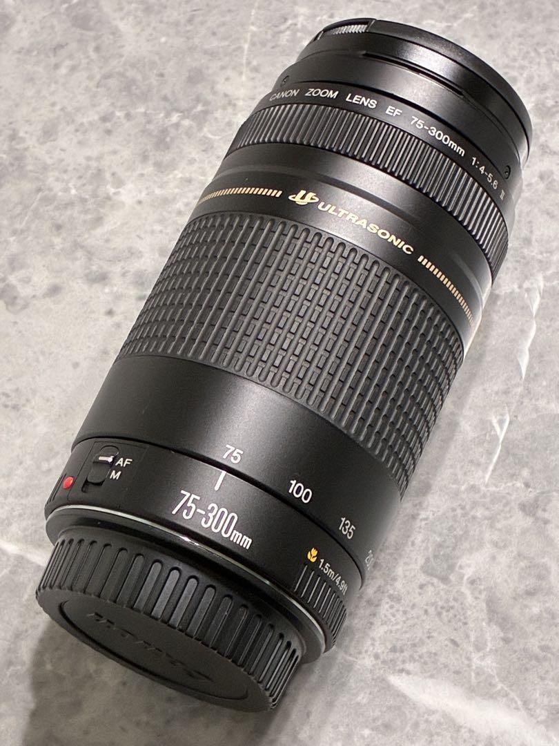 Canon EF 75-300mm F4-5.6 II USM Telephoto Zoom Lens Pre-Owned