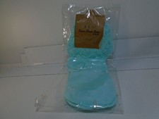 LIAN SHOW REN BLUE LACE TOP ANKLE SOCKS MEDIUM NIP MF1398 