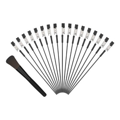 45Pcs Stable Alligator Clip Brushes With Scratch Proof Rubber Heads For Artists