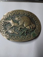 belt buckle vintage brass lot of 11